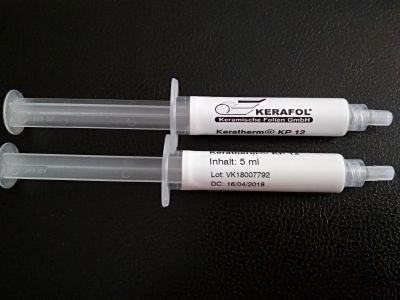 Лот: 11607181. Фото: 1. Термопаста Keratherm KP-12 -5ml-... Системы охлаждения