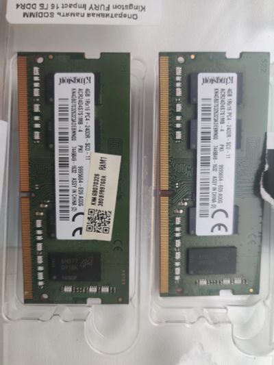 Лот: 23540119. Фото: 1. Kingston DDR4 SO-DIMM 4GBx2. Оперативная память