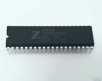 Лот: 15574314. Фото: 1. Z84C0020PEC DIP-40 Z80 процессор... Процессоры