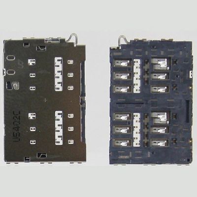 Лот: 9553210. Фото: 1. Коннектор SIM Samsung G920FD... Шлейфы, разъёмы