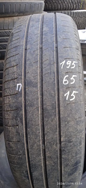 Лот: 24592425. Фото: 1. 1шт. 195-65-15 GoodYear Eco EG... Шины