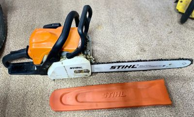 Лот: 20336491. Фото: 1. Бензиновая пила STIHL MS 180-14... Бензо-, мотоинструмент