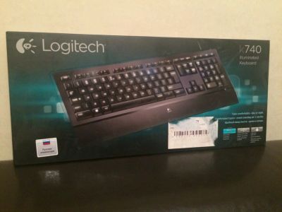 Лот: 6914792. Фото: 1. Logitech Illuminated Keyboard... Клавиатуры и мыши