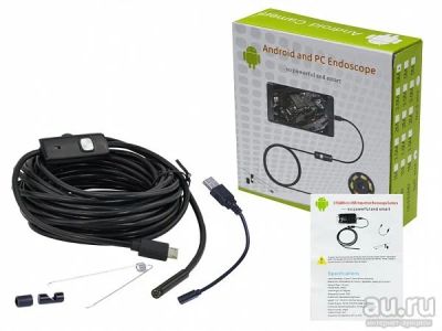 Лот: 15601402. Фото: 1. Эндоскоп USB для смартфонов... Диагностическое оборудование, измерительный инструмент