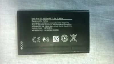 Лот: 10940888. Фото: 1. АКБ Nokia XL Dual SIM Б/У. Аккумуляторы