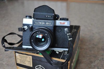 Лот: 2134923. Фото: 1. советский фотоаппарат киев - 60... Плёночные зеркальные