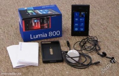 Лот: 2836021. Фото: 1. Продам Nokia lumia 800 black... Смартфоны