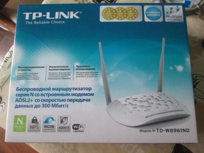 Лот: 10165680. Фото: 1. Маршрутизатор tp-link w8961nd. Маршрутизаторы (роутеры)