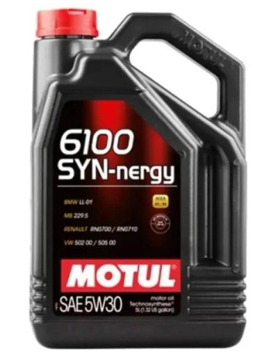 Лот: 25512788. Фото: 1. Масло Motul 6100 Syn-nergy 5w30... Масла, жидкости