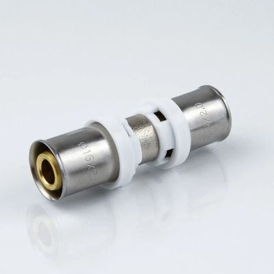 Лот: 15820126. Фото: 1. Муфта 26*26 пресс металлопласт. Фитинги, подводка