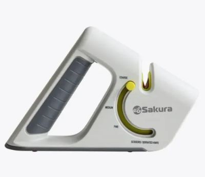 Лот: 21375882. Фото: 1. Ножеточка Sakura SA-6657G, 3 степени... Столовые приборы, ножи