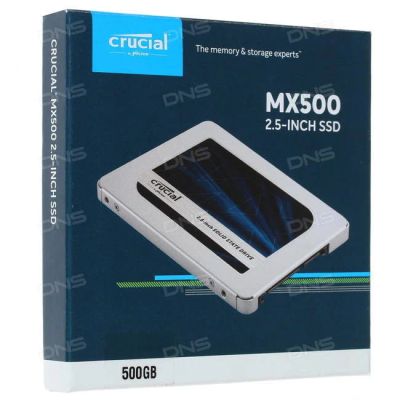 Лот: 13997576. Фото: 1. ssd накопитель crucial mx500 500gb. SSD-накопители