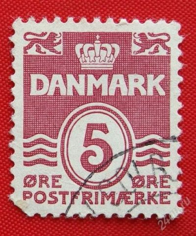 Лот: 1791692. Фото: 1. (№1406) марка (Дания). Марки