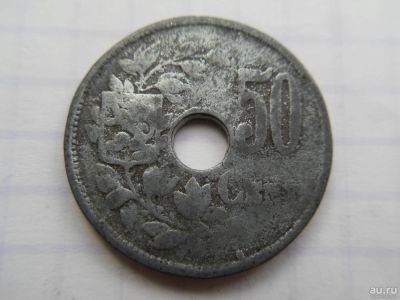 Лот: 9339648. Фото: 1. Бельгия 50 сантимов 1918. Европа