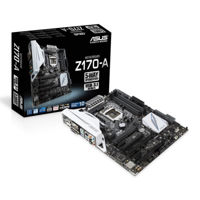 Лот: 10786581. Фото: 1. Игровая материнка ASUS Z170-A... Материнские платы