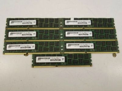 Лот: 17413250. Фото: 1. Dataram 4GB 2Rx4 DDR3 PC3-10600R... Оперативная память