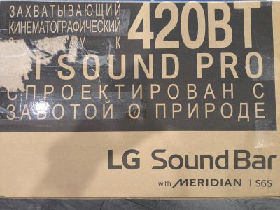 Лот: 25704043. Фото: 1. Саундбар LG s65q. Активные акустические системы