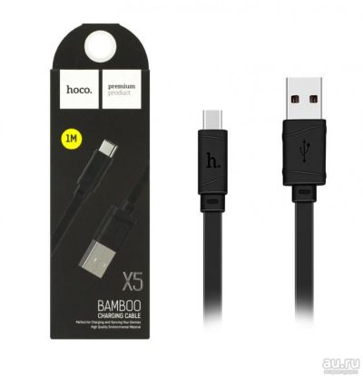Лот: 13784264. Фото: 1. Кабель USB-TypeC HOCO Bamboo X5... Дата-кабели, переходники