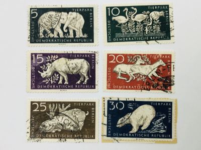 Лот: 23594041. Фото: 1. Тирпарк, Восточный Берлин. Полная... Марки