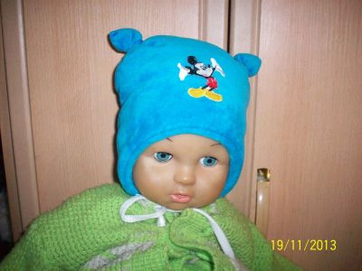 Лот: 3417202. Фото: 1. шапка зима 3-6 мес. Головные уборы