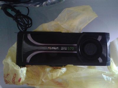 Лот: 7442539. Фото: 1. Palit GeForce GTX 570 732Mhz PCI-E... Видеокарты