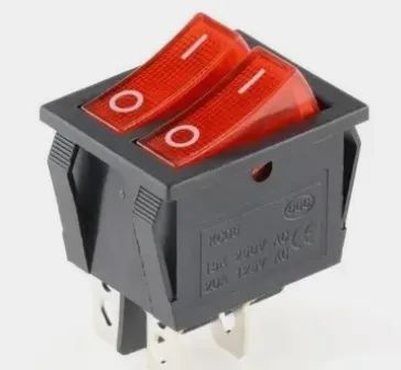 Лот: 23608369. Фото: 1. тумблер kcd8 6pin. Реле, тумблеры, переключатели