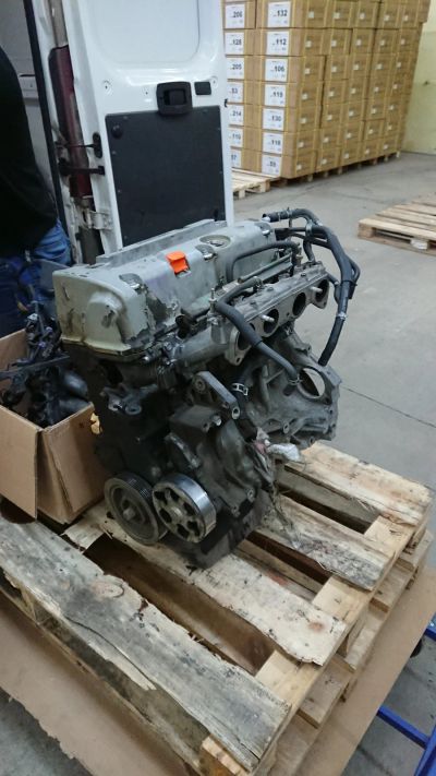 Лот: 12666283. Фото: 1. Двигетель K24A Honda Accord Wagon... Двигатель и элементы двигателя