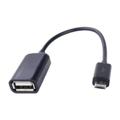 Лот: 11270244. Фото: 1. Кабель OTG microUSB - USB 2.0... Шлейфы, кабели, переходники