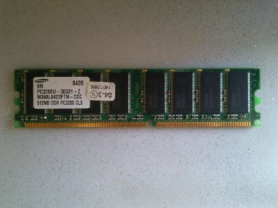 Лот: 4289607. Фото: 1. Samsung DDR 512MB. Оперативная память