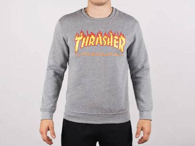Лот: 10583695. Фото: 1. Свитшот Thrasher B1. Свитеры, толстовки, худи