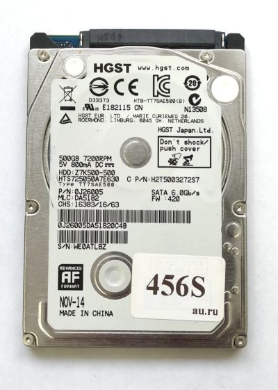 Лот: 18361313. Фото: 1. Жесткий диск SATA-III 2,5 HGST... Жёсткие диски (HDD)