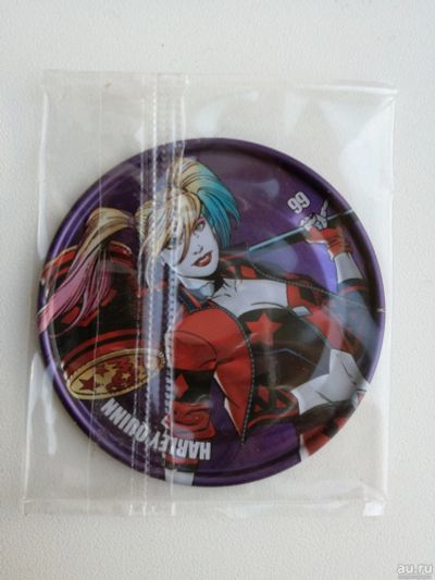 Лот: 14949342. Фото: 1. Фишка 99 Harley Quinn (Metal Tazo... Другое (коллекционирование, моделизм)