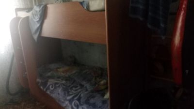 Лот: 12077096. Фото: 1. Кровать детская двухярусная. Детские кровати и кроватки