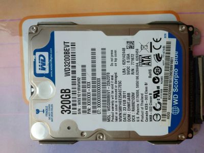 Лот: 10704746. Фото: 1. Western Digital WD Scorpio Blue... Жёсткие диски (HDD)