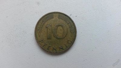 Лот: 5548559. Фото: 1. 10 пфеннигов Германия 1976 год... Германия и Австрия
