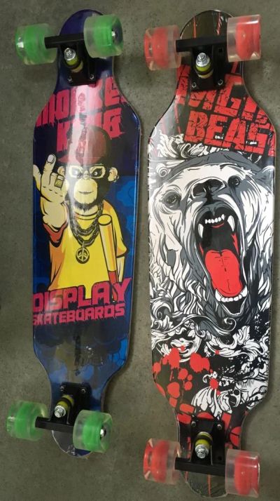 Лот: 11497485. Фото: 1. Лонгборд, 79х21см, 9 сл, нагрузка... Роликовые коньки, скейтборды, самокаты