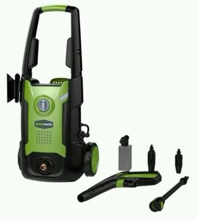 Лот: 10457053. Фото: 1. АвтоМойка высокого давления Greenworks... Автомоечное оборудование