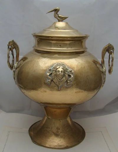 Лот: 17273097. Фото: 1. Ваза ёмкость большая медная старинная... Предметы интерьера и быта