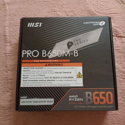 Лот: 25520194. Фото: 1. Материнская плата MSI PRO B650M-B. Материнские платы