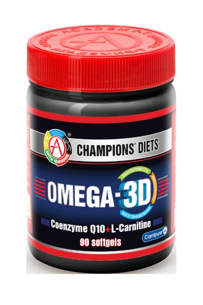 Лот: 13302983. Фото: 1. Омега-3 (Omega-3D) Академия-Т... Спортивное питание, витамины