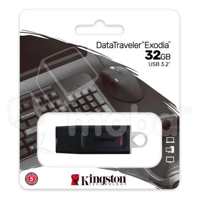 Лот: 18915439. Фото: 1. USB-флеш (USB 3.2) 32GB Kingston... USB-флеш карты
