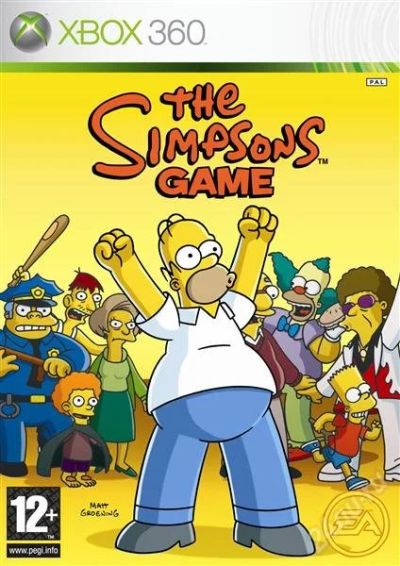 Лот: 1855768. Фото: 1. The Simpsons Game, игра для Xbox... Игры для консолей