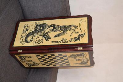 Лот: 3035589. Фото: 1. Нарды Бухарские. Шахматы, шашки, нарды