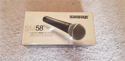 Лот: 10182196. Фото: 1. Микрофон shure sm58 (новый). Студийные микрофоны, радиомикрофоны и радиосистемы
