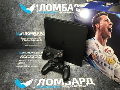 Лот: 15050177. Фото: 1. Sony Playstation 4 Slim 1000GB... Игровые приставки, консоли