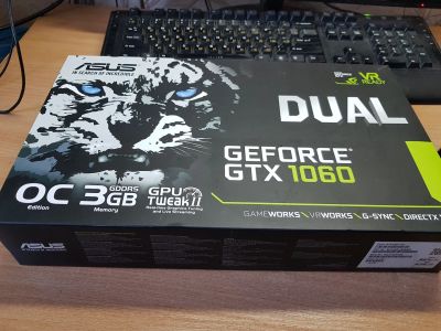 Лот: 12648008. Фото: 1. Видеокарта ASUS GeForce GTX 1060... Видеокарты