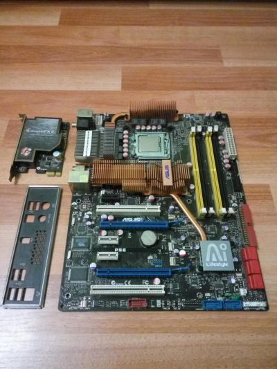 Лот: 8815181. Фото: 1. Мат. плата ASUS P5E LGA775 X38... Материнские платы
