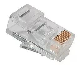 Лот: 8660733. Фото: 1. Коннекторы RJ-45, 100шт. в упаковке... Шлейфы, кабели, переходники
