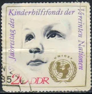 Лот: 19831013. Фото: 1. 1971. ГДР. 25 лет Ю Н И С Е Ф... Марки