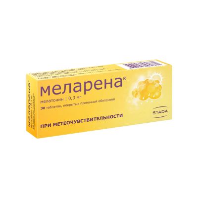 Лот: 23987060. Фото: 1. Меларена таб.п о плен. 0,3мг... Лекарства